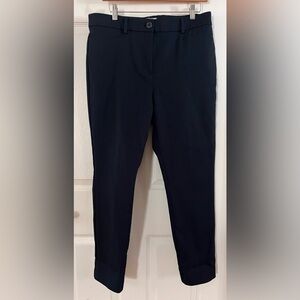 LOFT Navy Curvy “The Sutton” Trouser Pants Size 10